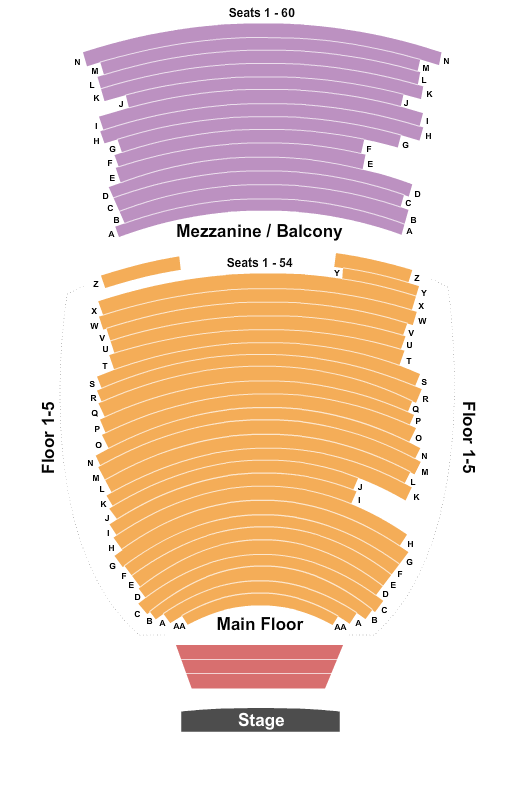 Morrison Center For The Performing Arts Morrison Center Seating Chart